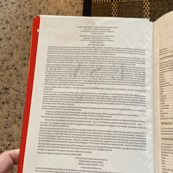 ESV English Standard Version Study Bible Hardback Brand New - Picture 6 of 12